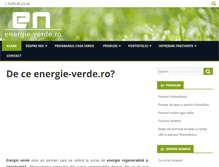Tablet Screenshot of energie-verde.ro